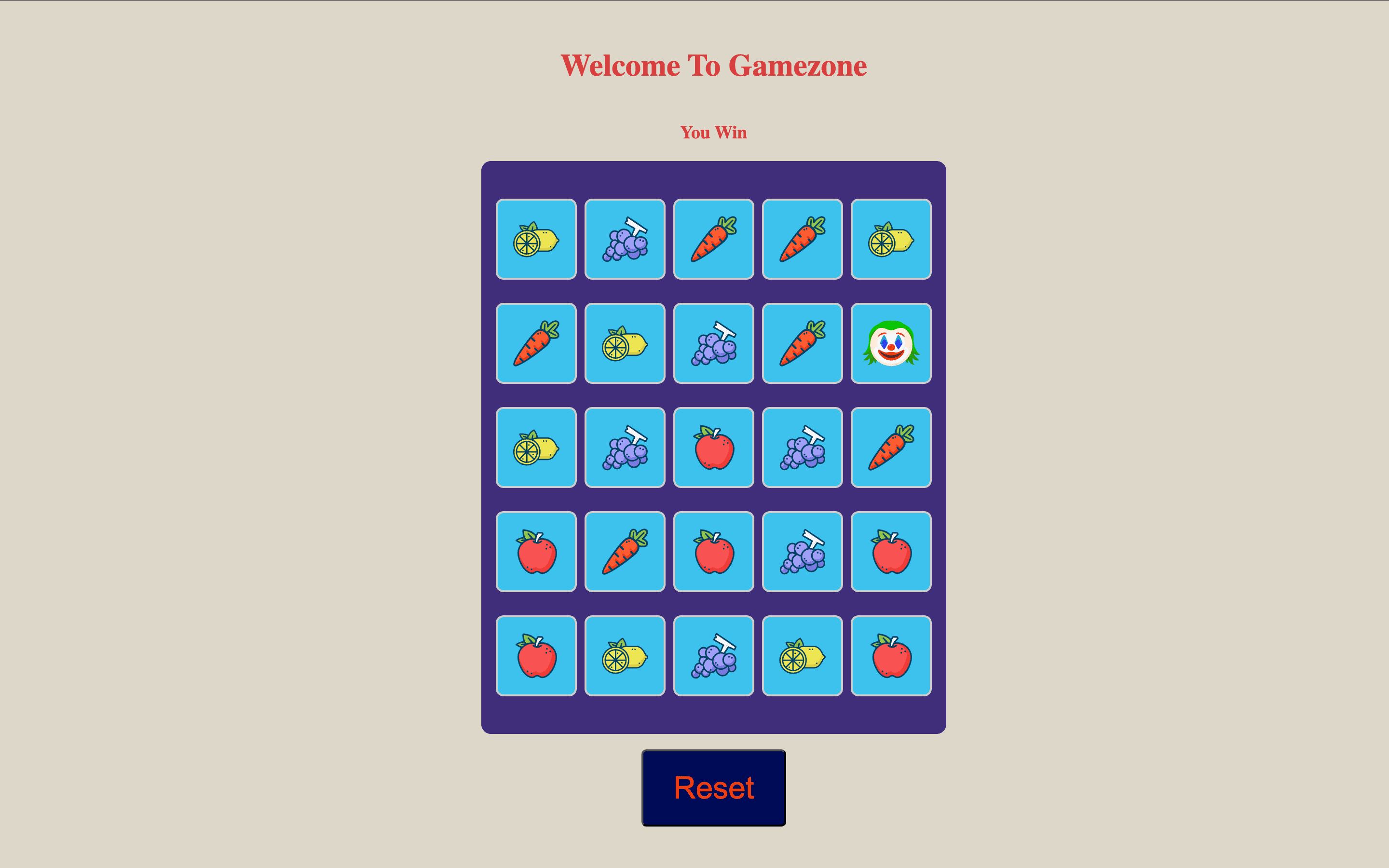 Memory Puzzle Game